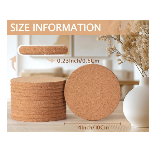 Cork Coaster - Set of 4