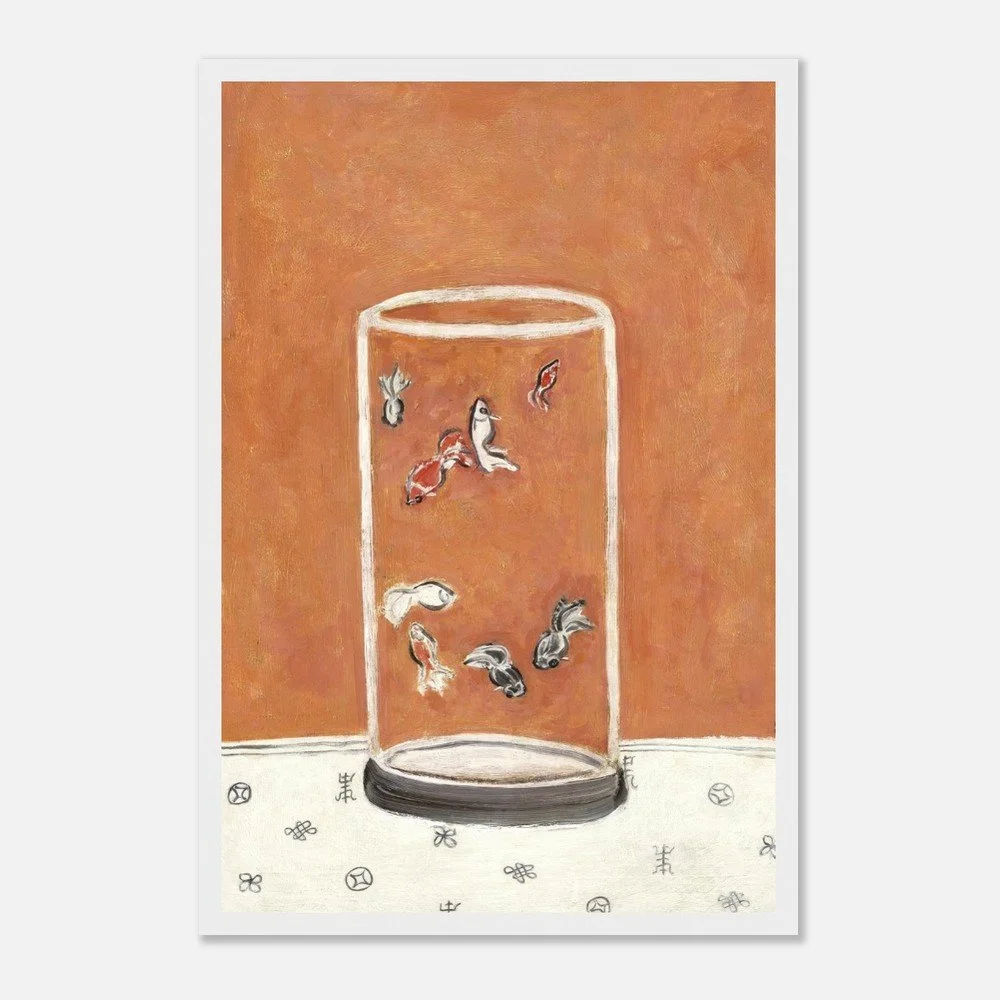 Eight Goldfish | Sanyu