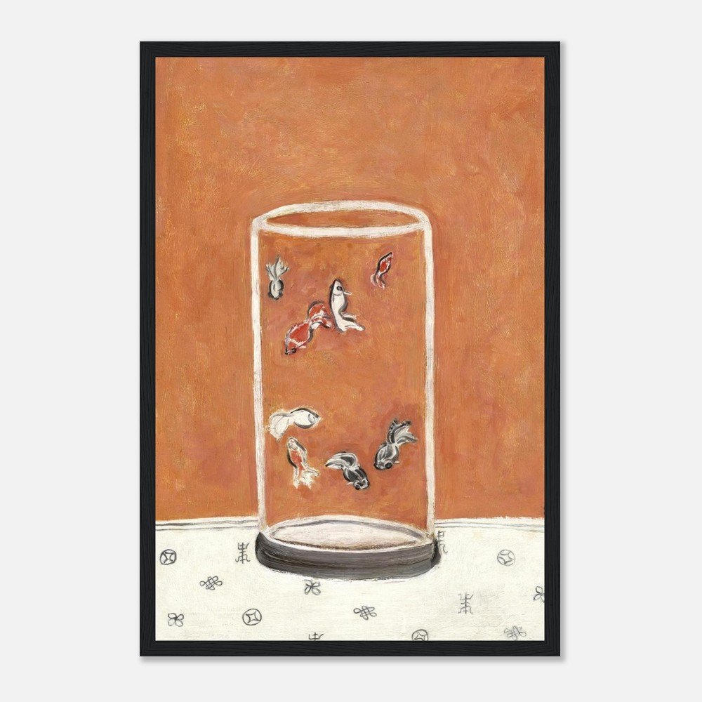 Eight Goldfish | Sanyu