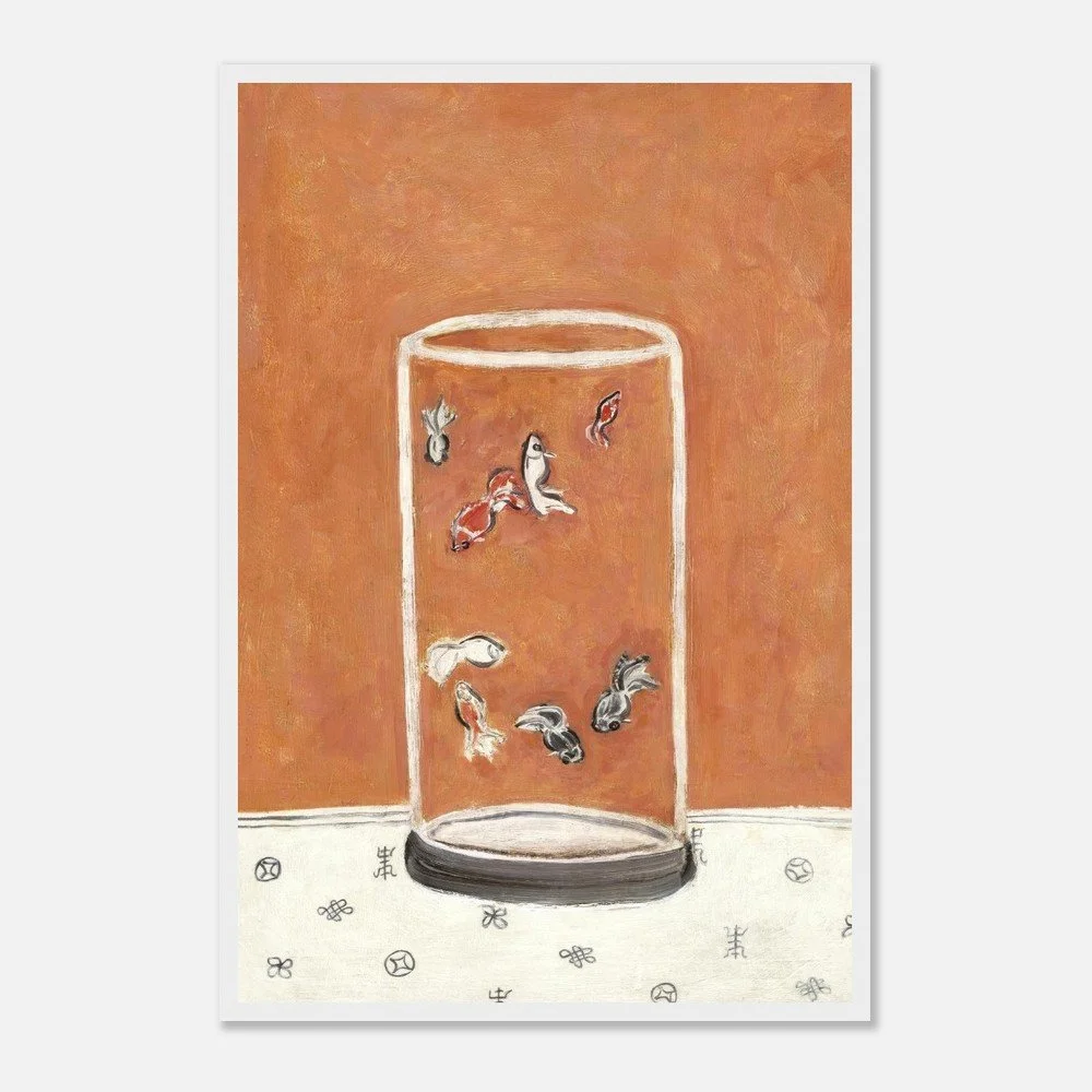 Eight Goldfish | Sanyu