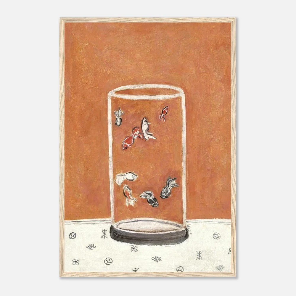 Eight Goldfish | Sanyu