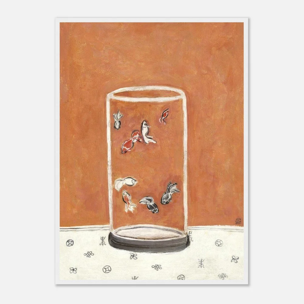 Eight Goldfish | Sanyu