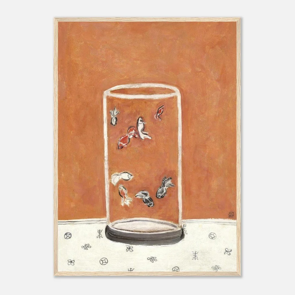 Eight Goldfish | Sanyu