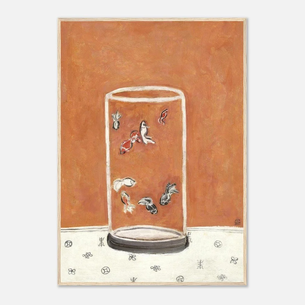 Eight Goldfish | Sanyu