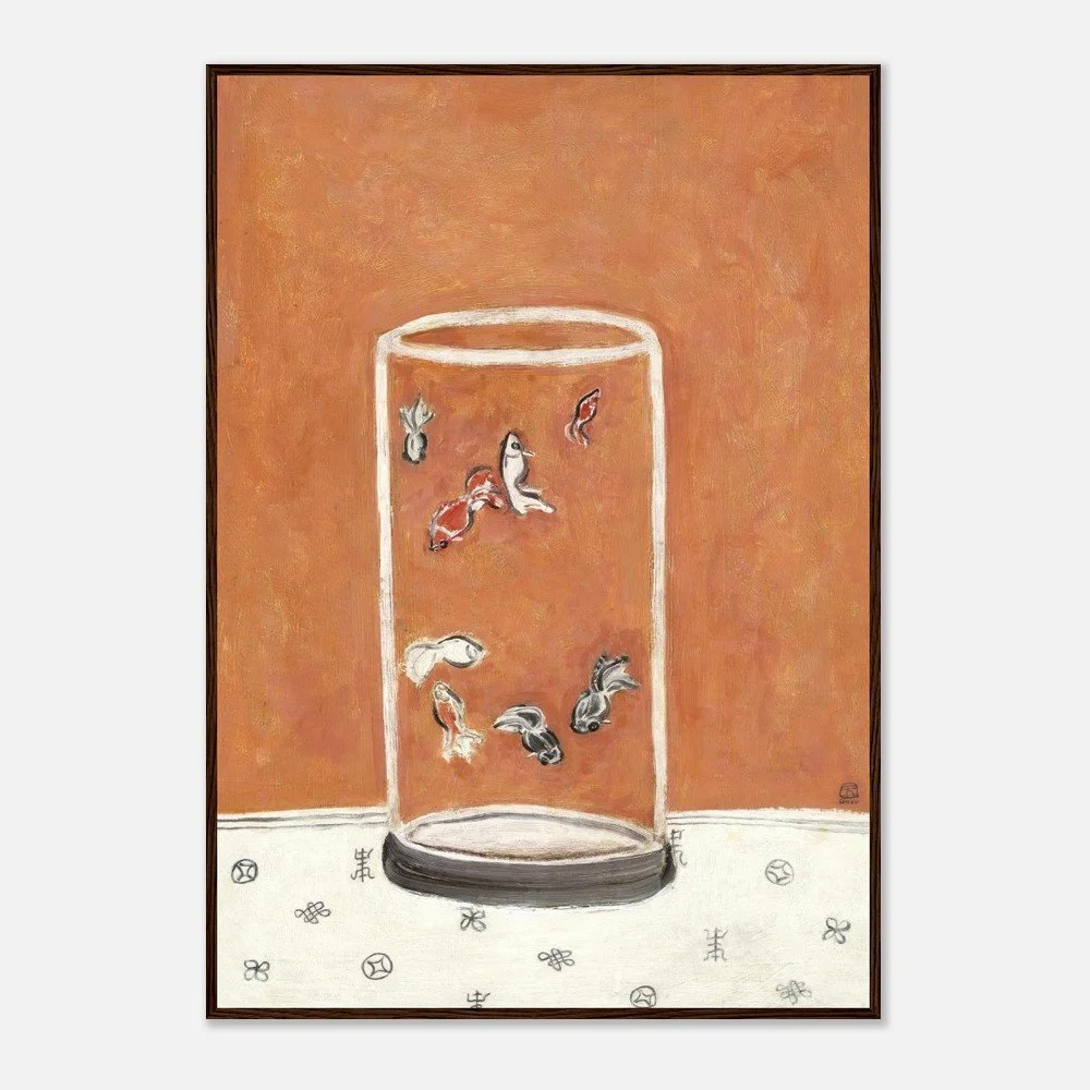 Eight Goldfish | Sanyu
