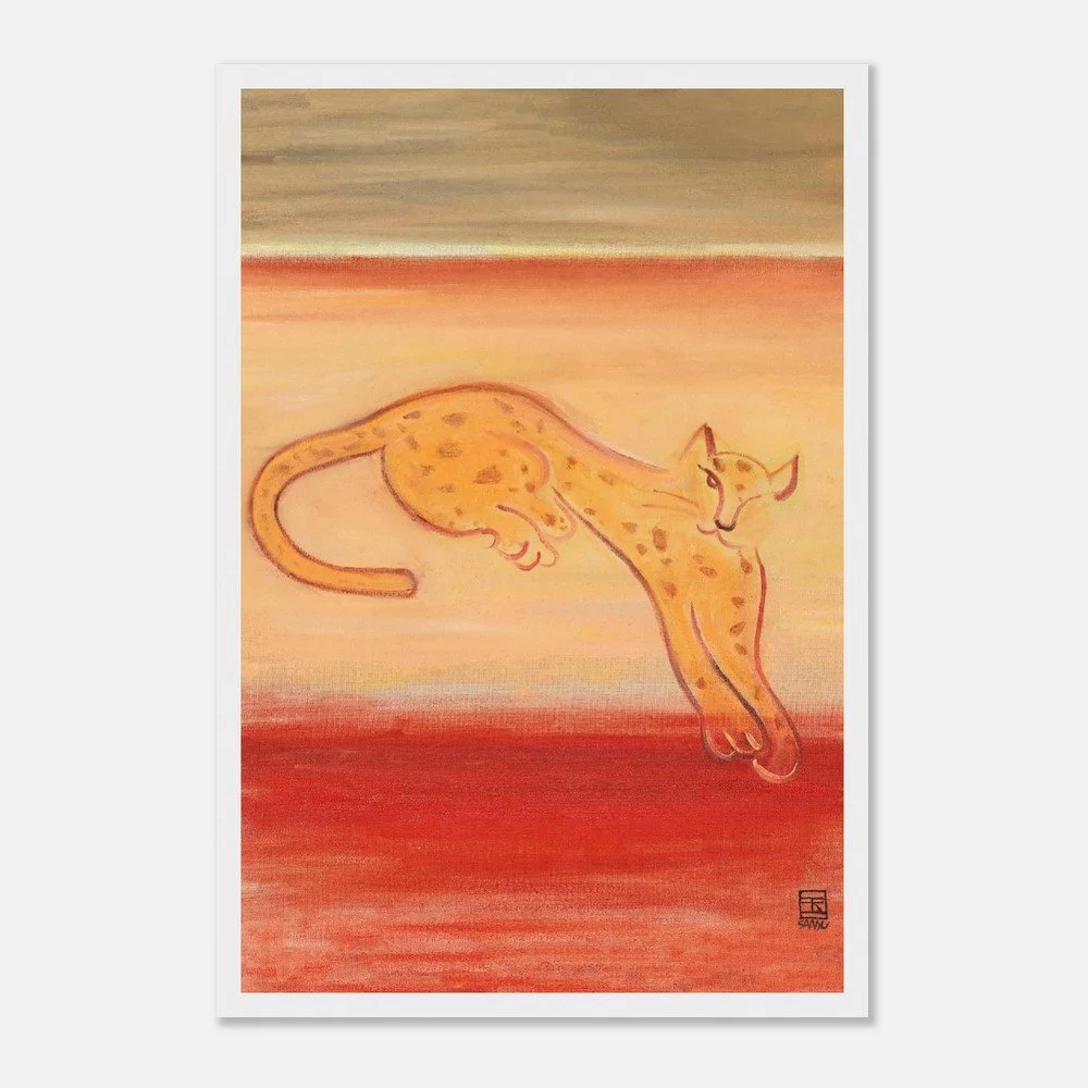 Leopard on an Orange Ground | Sanyu