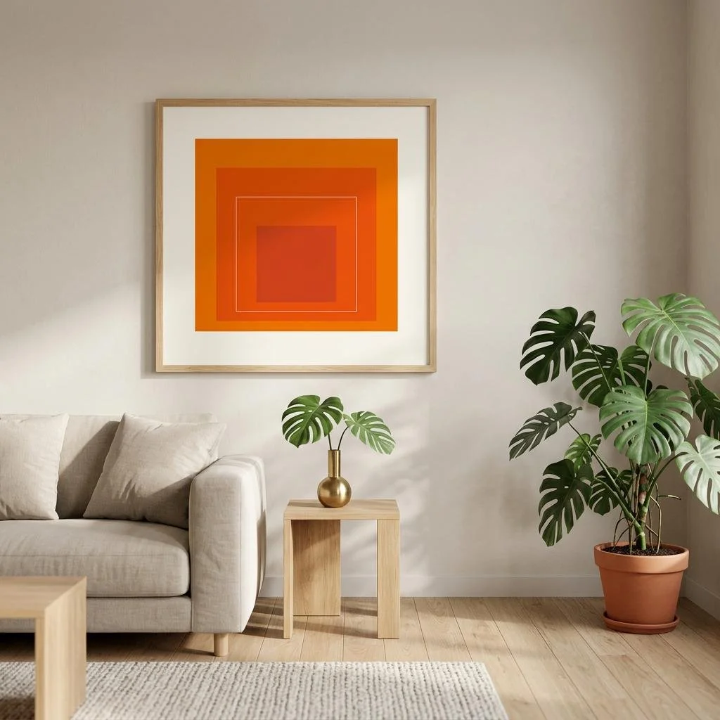 Homage to the Square(Amber Vibration) | Josef Albers