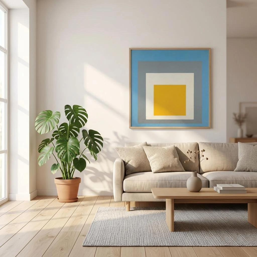 Homage to the Square(Cool Frame, Warm Core) | Josef Albers