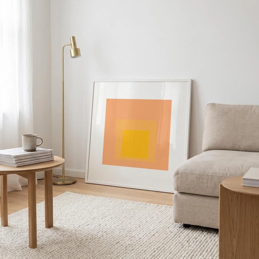 Homage to the Square(Saffron Tiers) | Josef Albers