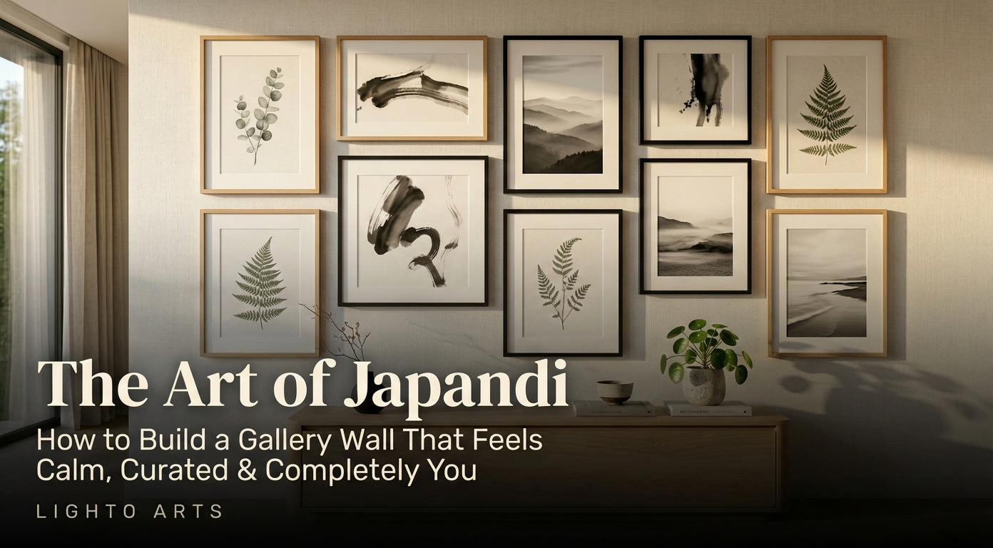 The Art of Japandi: How to Build a Gallery Wall That Feels Calm, Curated &amp; Completely You