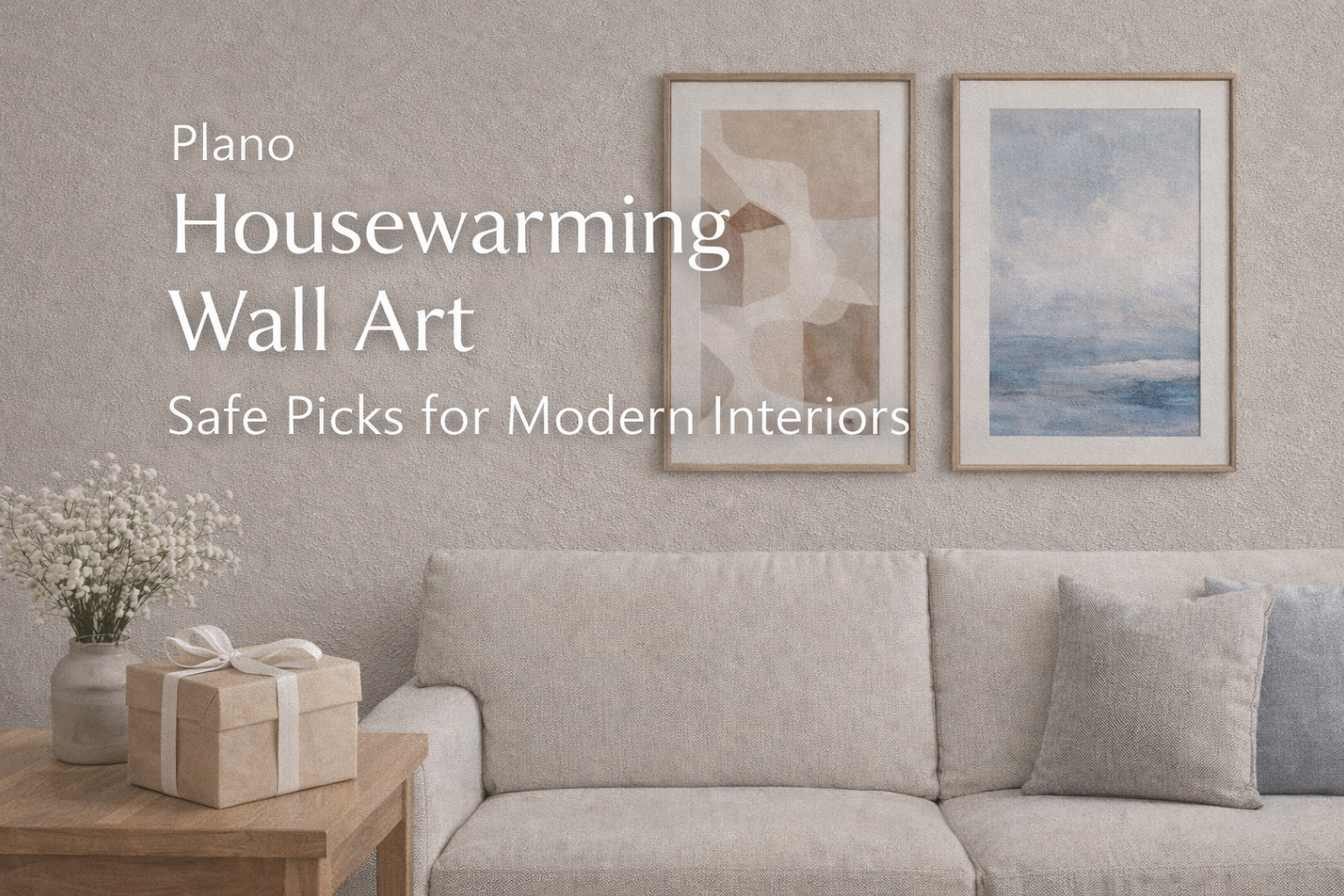 Plano Housewarming Wall Art: Safe Picks for Modern Interiors