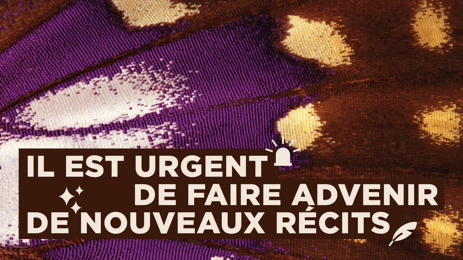 Visuel clé papillon Festival Atmosphères océans cinéma Émilie Broquet