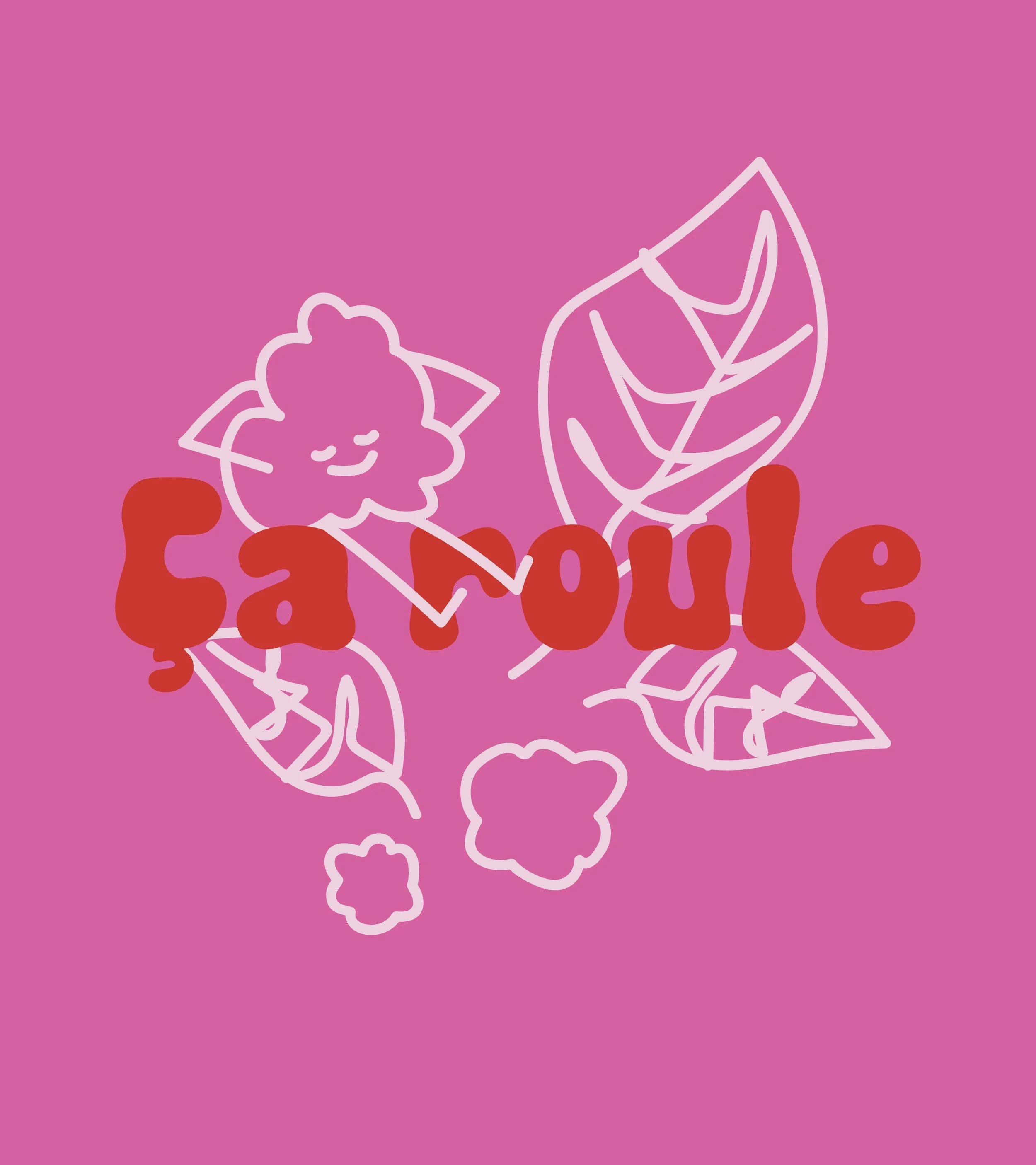 Illustration et slogan ça roule La Cueillette de Marie-Jeanne marque CBD bien-être Émilie Broquet