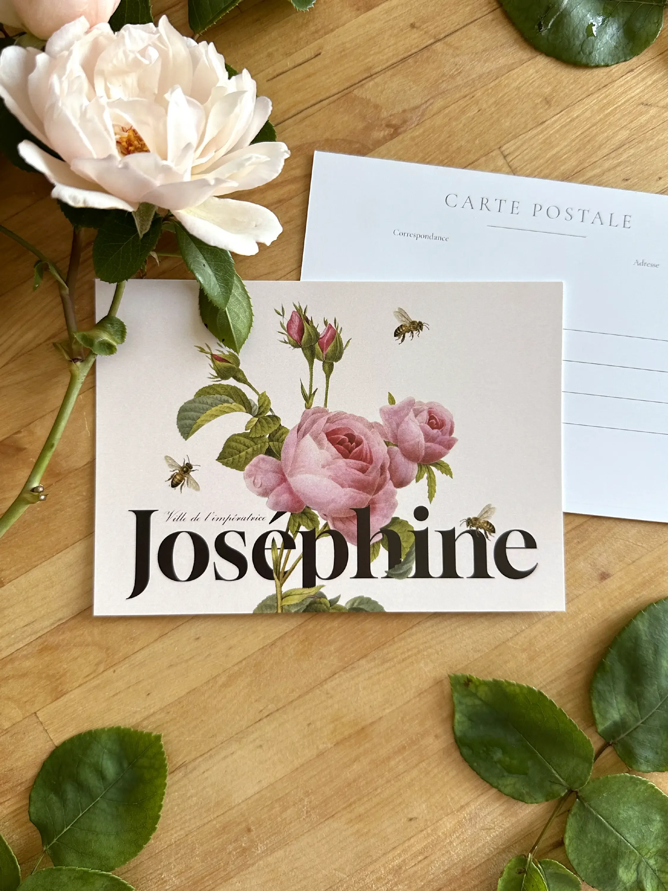 Carte postale "Joséphine & Redouté"