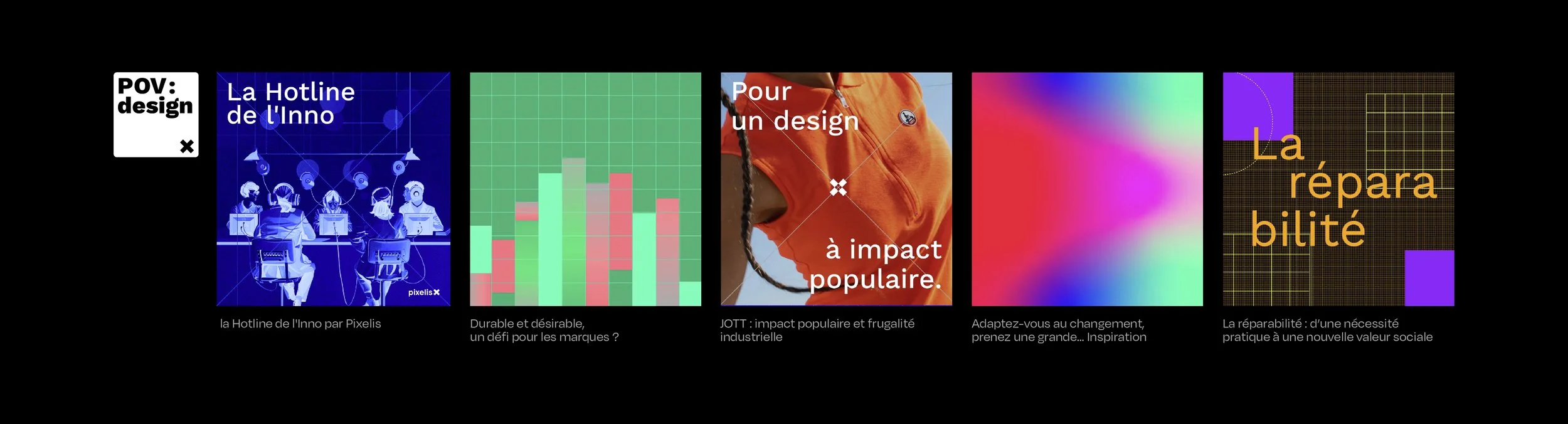 Couverture newsletter POV design agence Pixelis graphisme Émilie Broquet