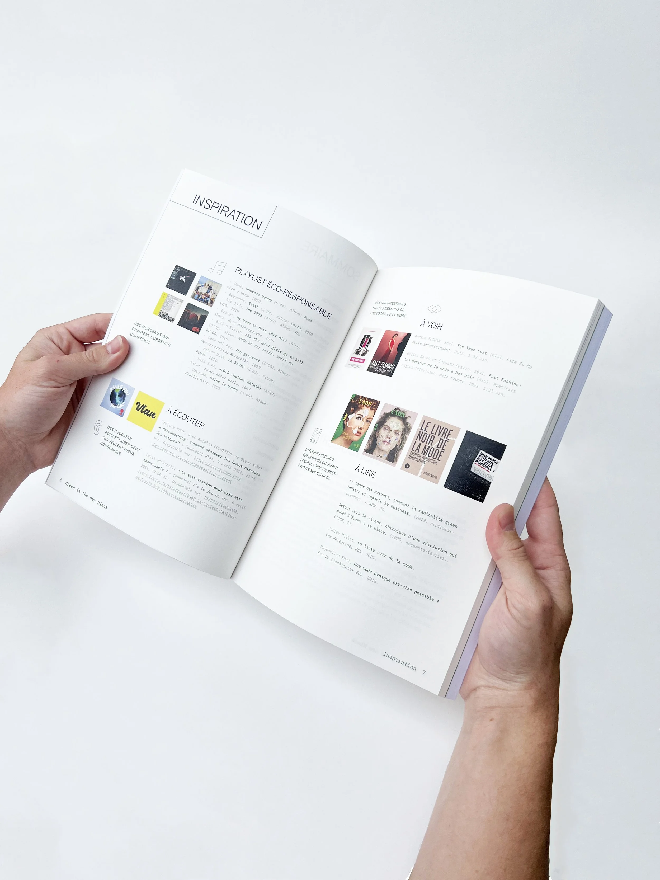 Mise en page livre sémiologie Green is the new black Émilie Broquet