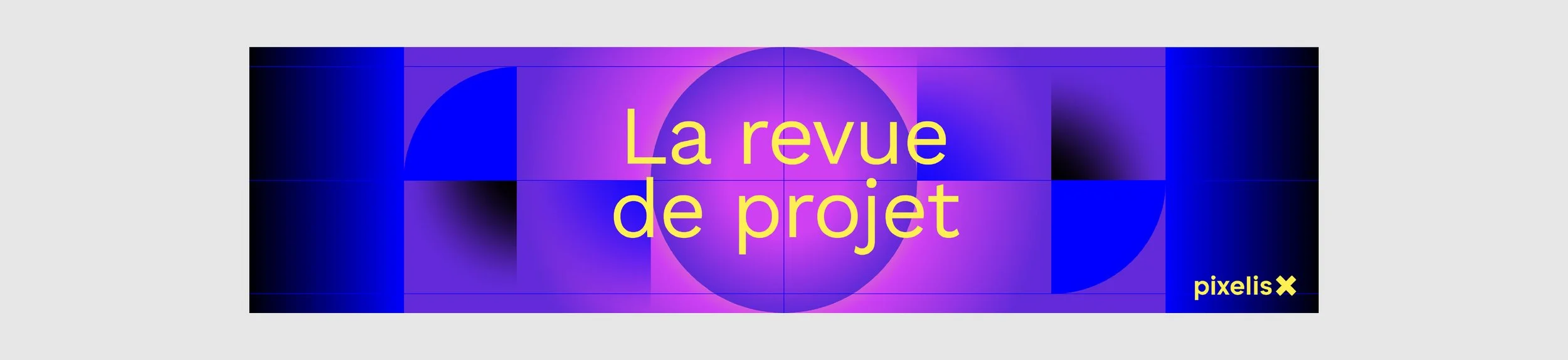 Key visual communication interne revue projet agence Pixelis design Émilie Broquet
