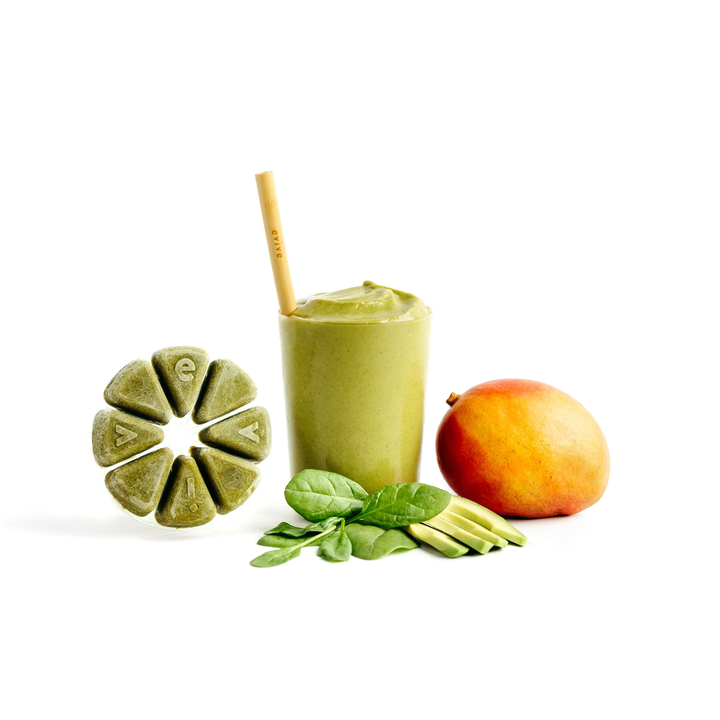Photographie culinaire de smoothie pour Evive – stylisme et direction artistique