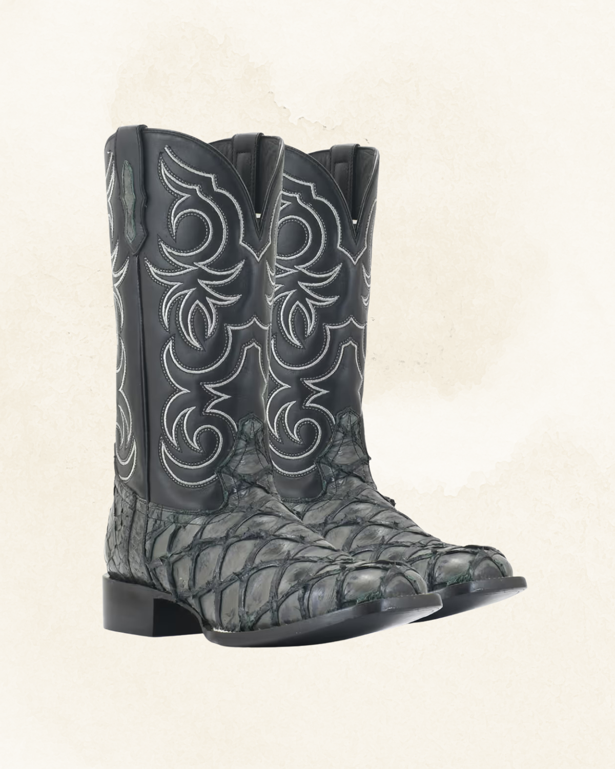 Men's | Pirarucu | Square Toe | Charcoal