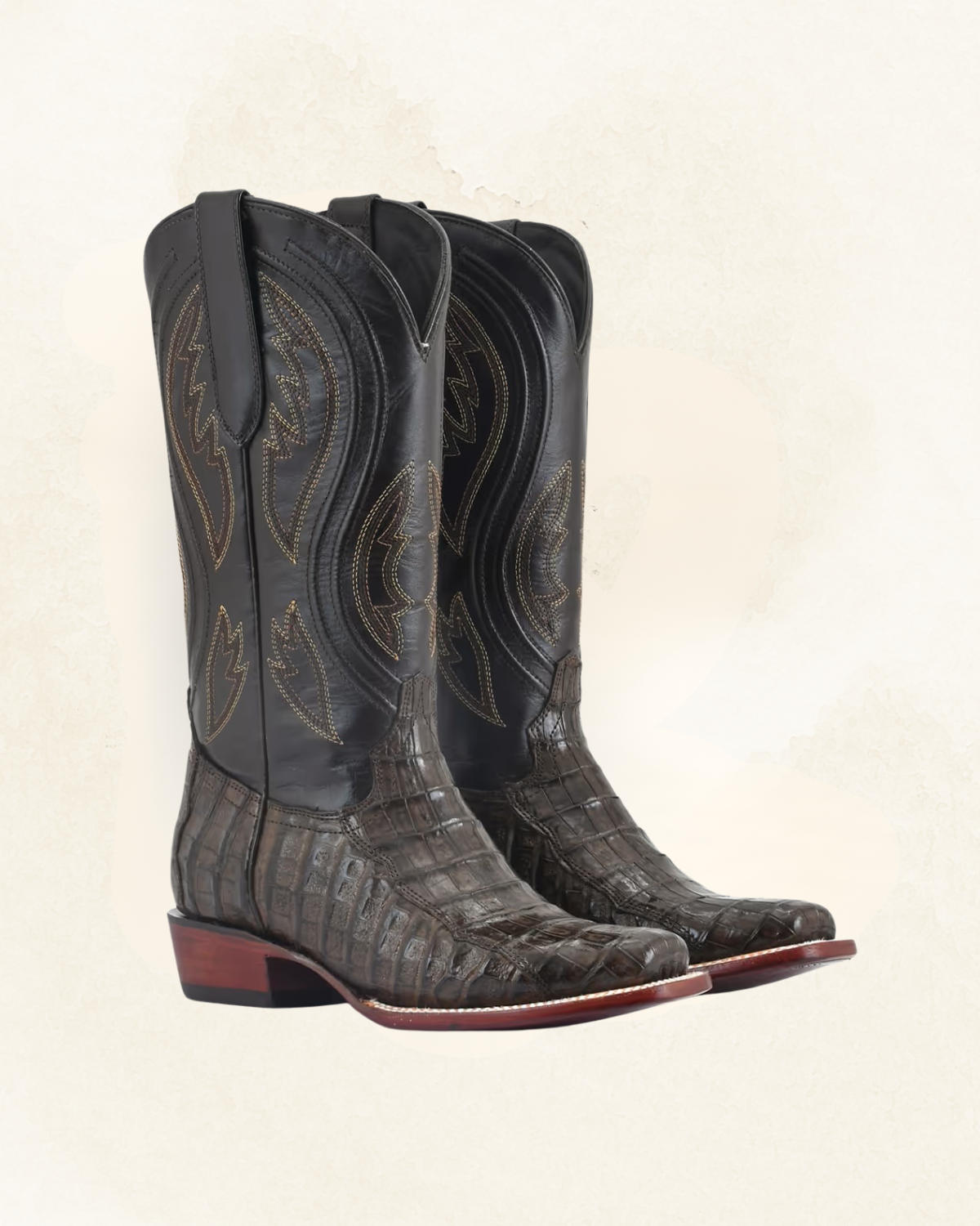 Women's | Caiman | Square Toe | Chocolate