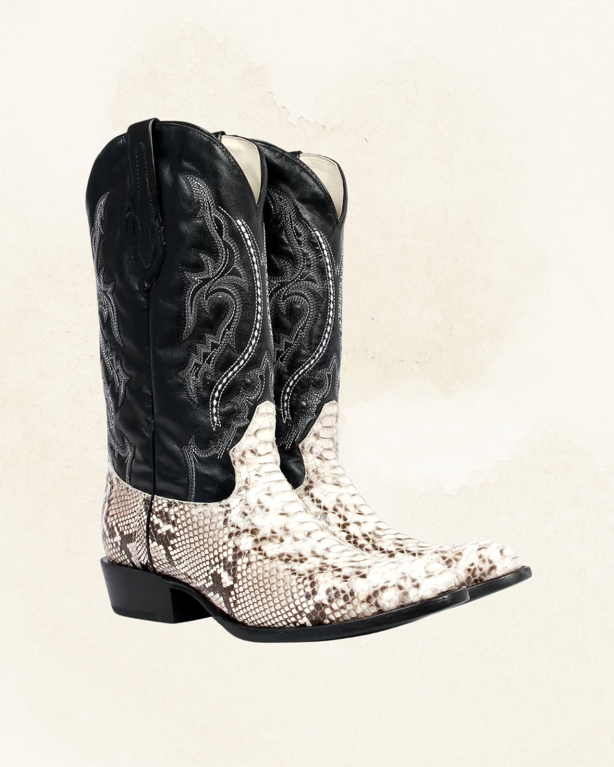 Men's | Snake | Square Toe | Natural