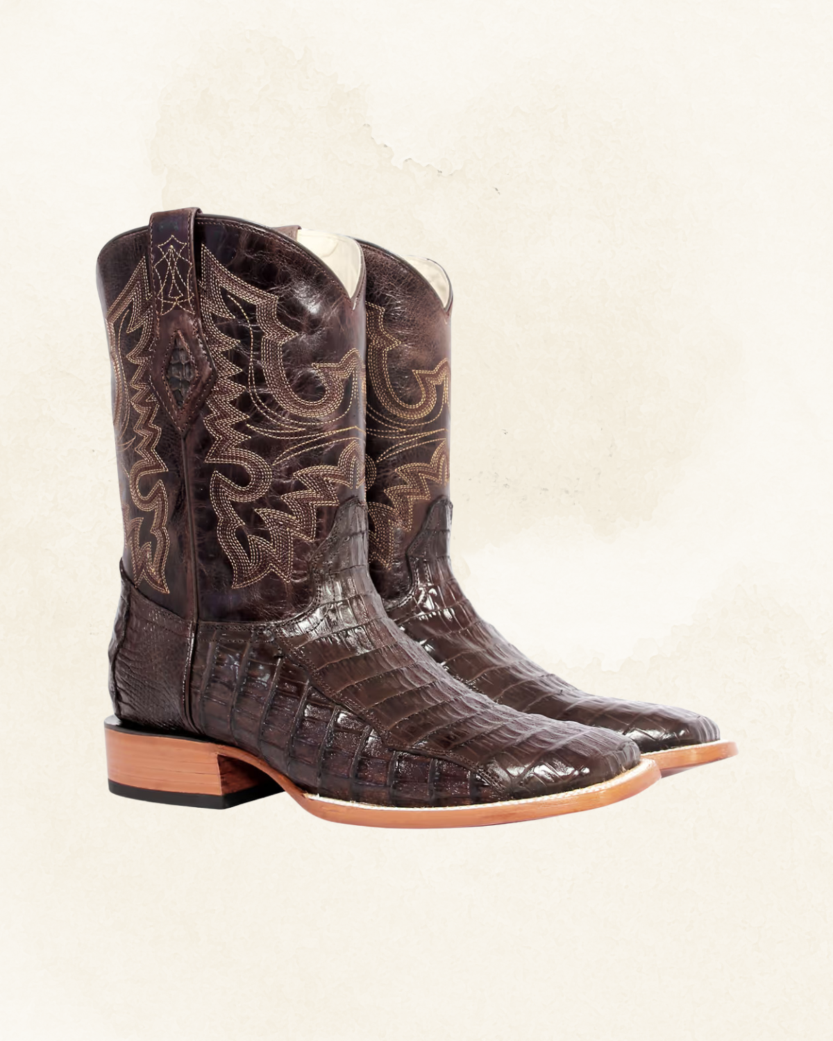 Men's | Caiman | Square Toe | Chocolate