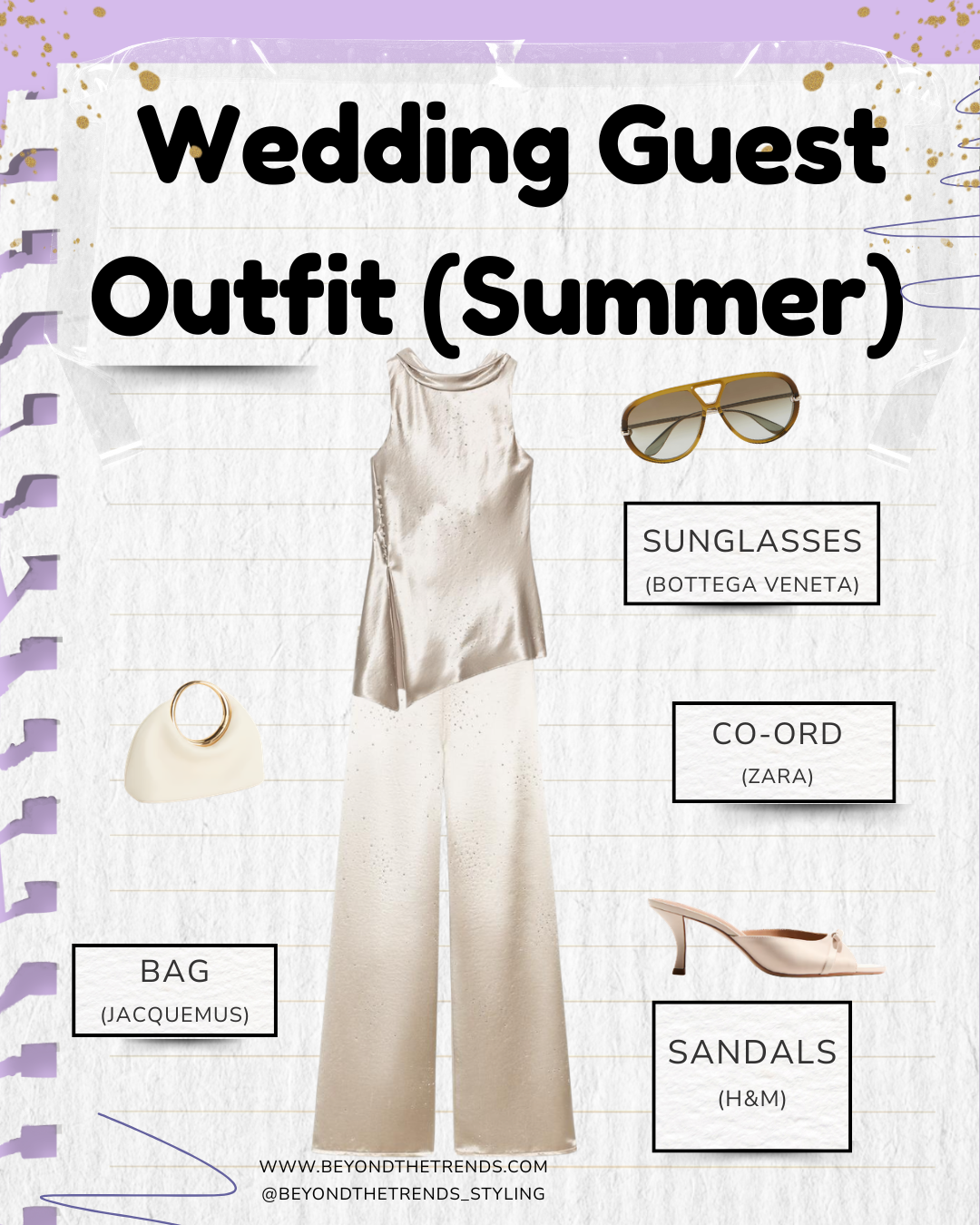 Summer Wedding Guest Outfit (Trousers)