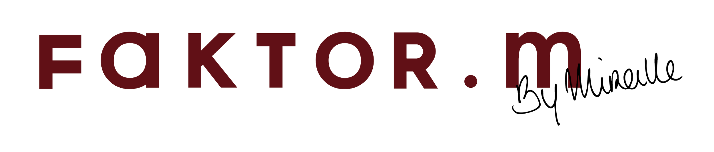Faktorm logo with stylized text 'By Moxie' in black cursive.