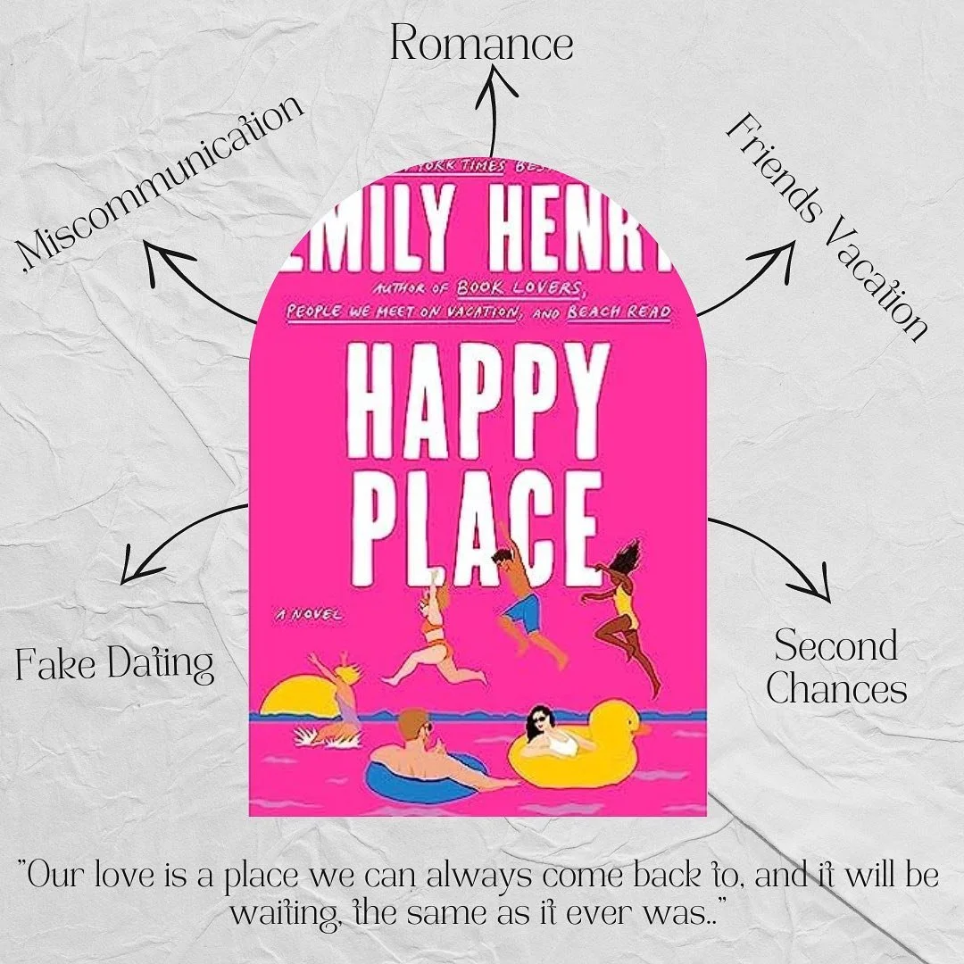 Happy Place by Emily Henry 
Rating:⭐️⭐⭐/5

I was really looking forward to this book, but unfortunately it didn't quite live up to my expectations. Although there were some truly beautiful moments and quotes that really resonated with me, there were 