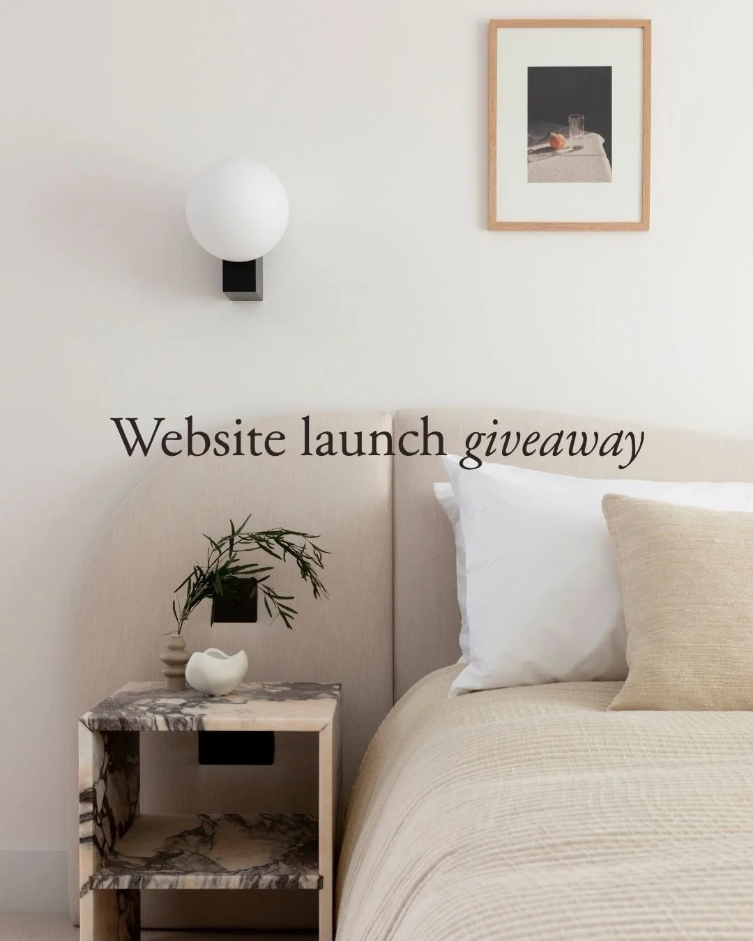 ✨GIVEAWAY✨

✨A new chapter at Studio Heim begins ✨

To celebrate the launch of our new website and a refreshed direction for the studio, we&rsquo;re giving away an &amp;Tradition Journey Wall Lamp worth &pound;255.

Soft sculptural form, warm light, 