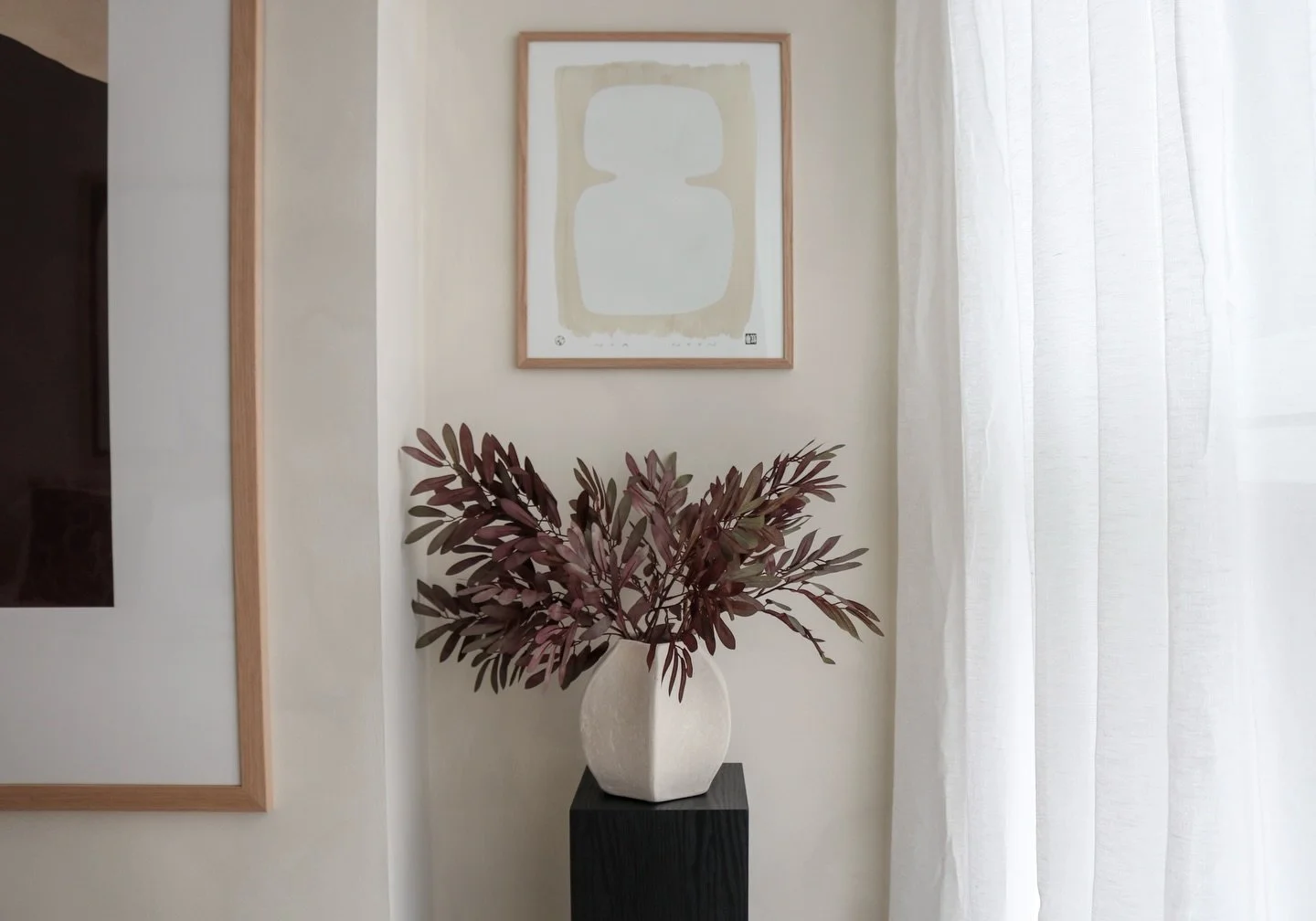 Every little corner deserves its own moment.

Even the quieter areas of a home can hold intention. A small chair by the window. A gentle pool of light. A place to pause for a few minutes between everything else.

When a corner is considered, the whol