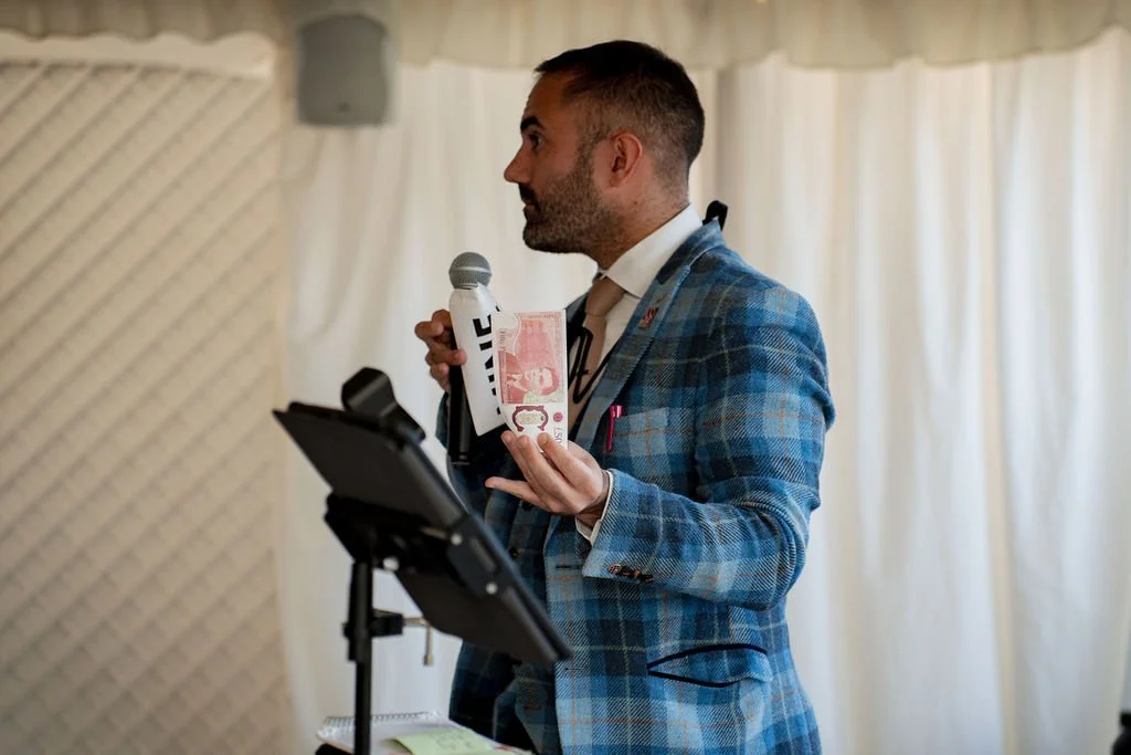 After dinner magic show at corporate event