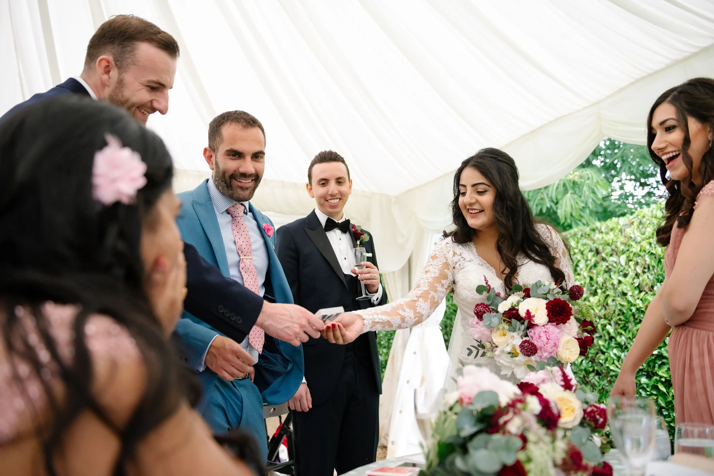 Interactive wedding entertainment bringing families together