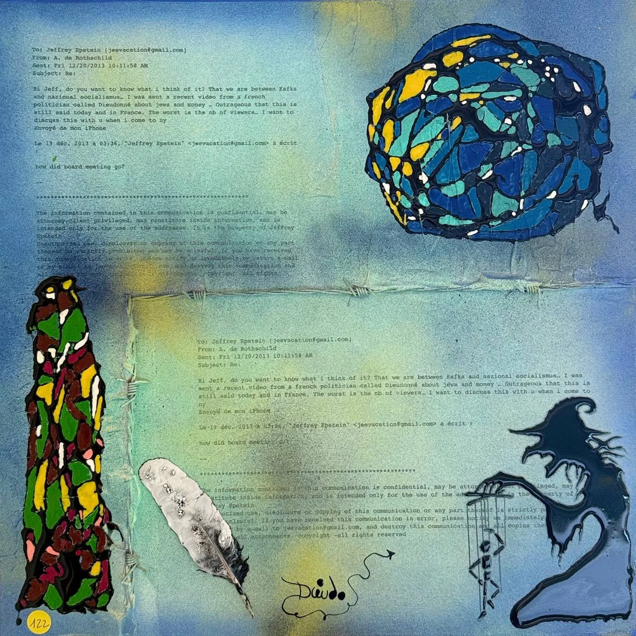 122 - Magie maléfique (40x40)