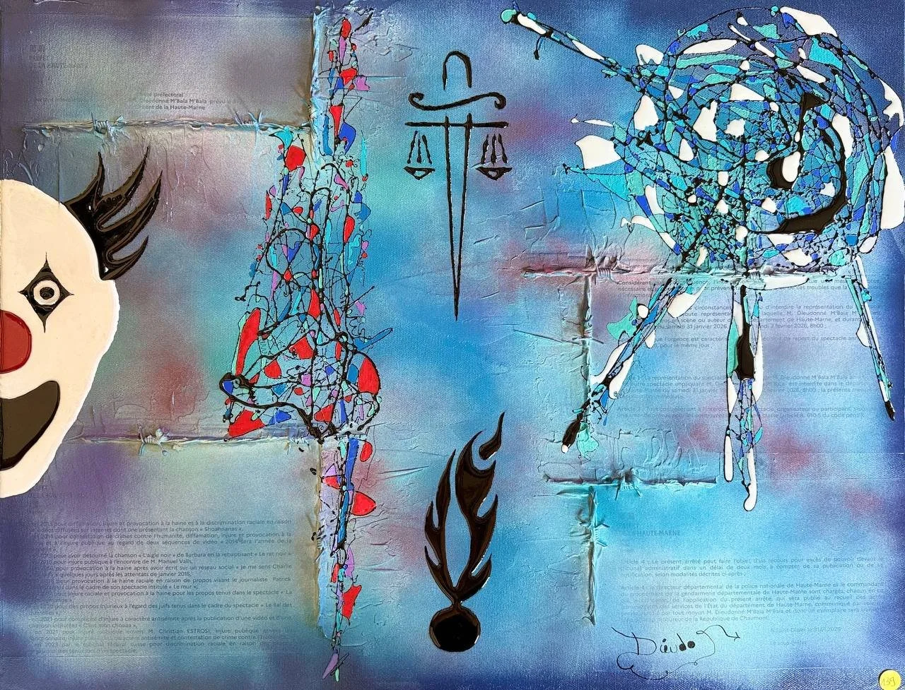 139 - Larme du clown (50x65)