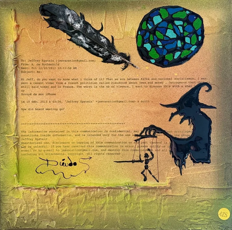 125 - La marionnette d'Ariane ((30x30)