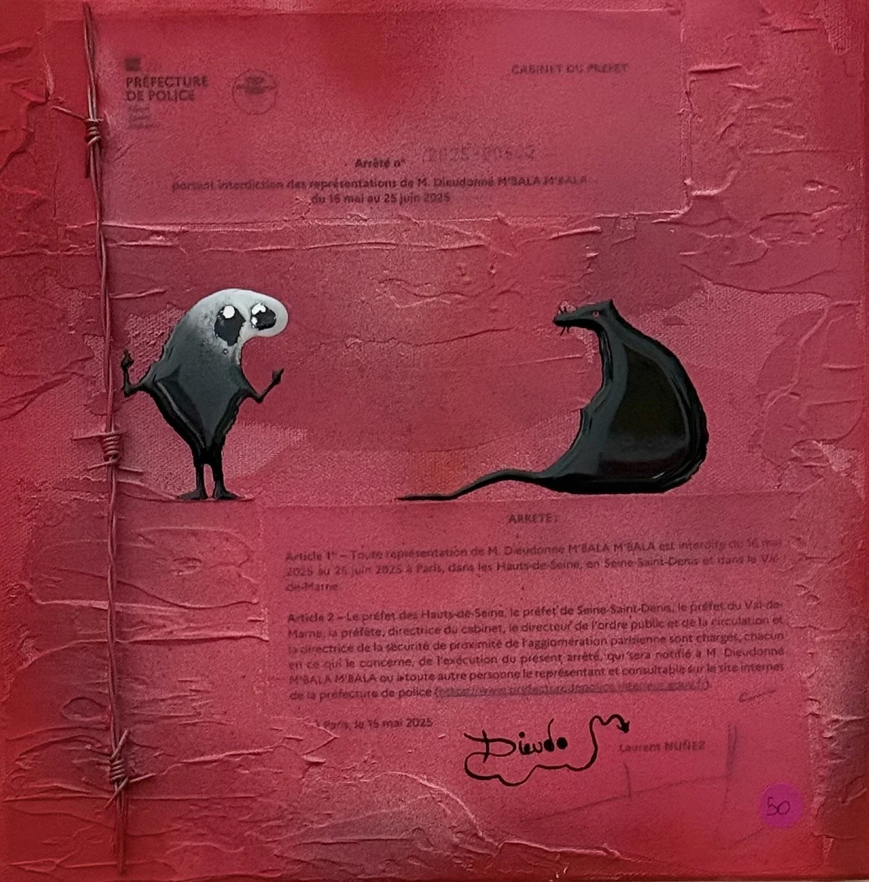 50 - Fais gaffe (30x30)