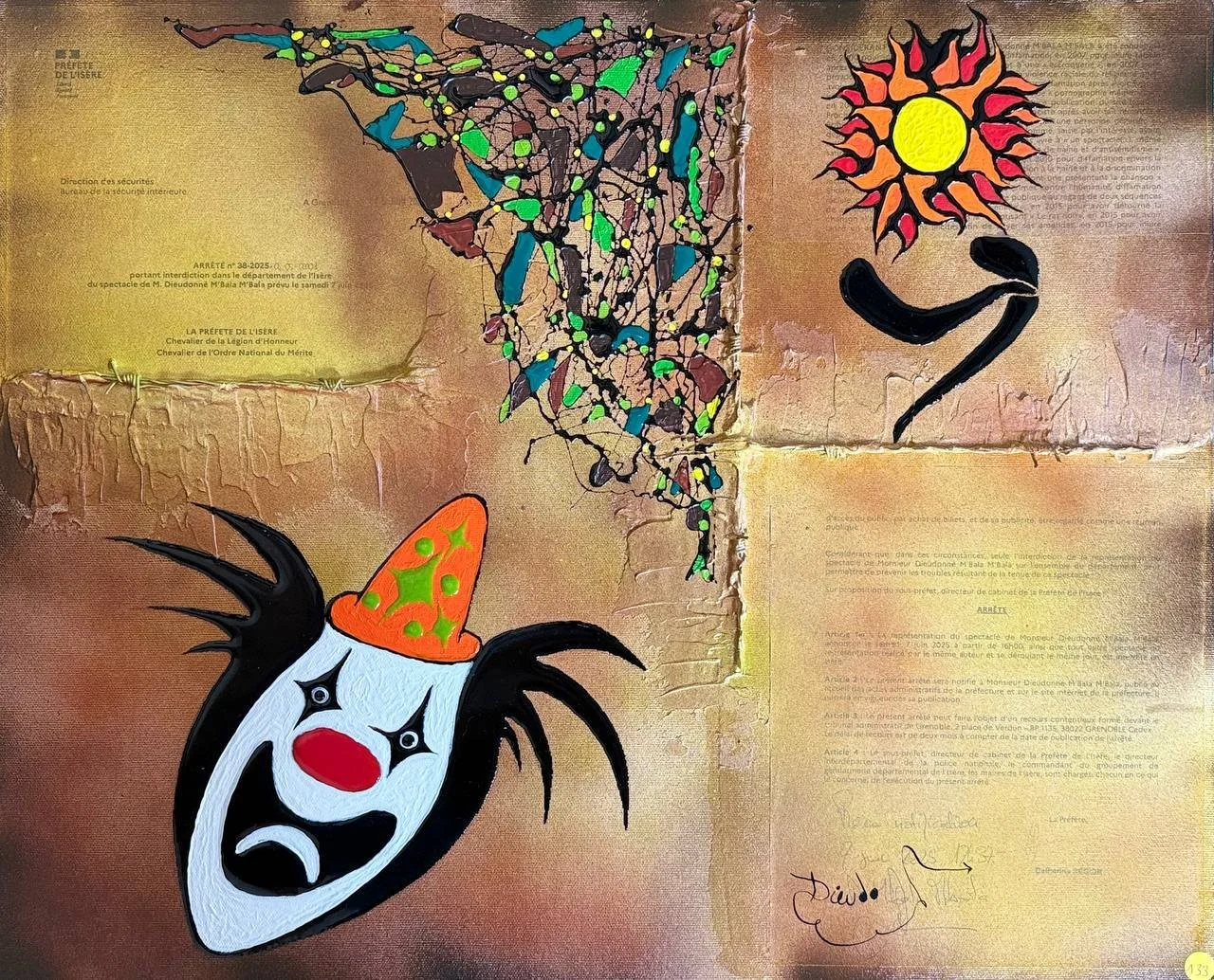 133 - Quenelle clownesque (50x60)