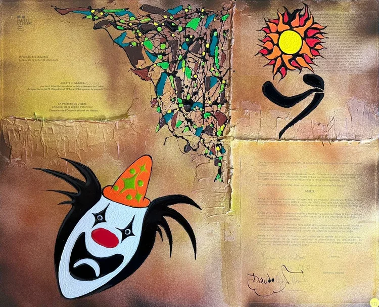 133 - Quenelle clownesque (50x60)