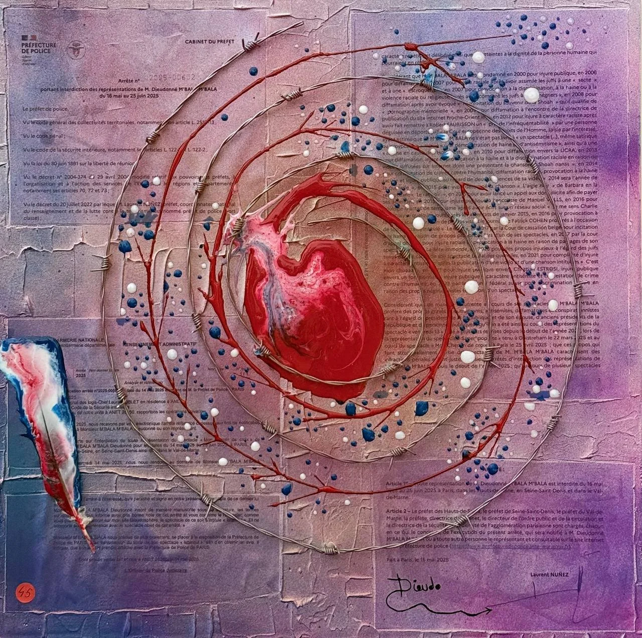 45 - Coeur battant (50x50)
Collection privée