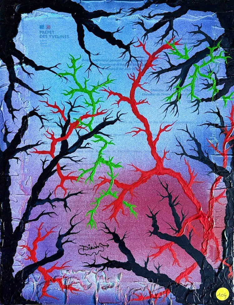 104 - Pression sanguine verte (35x27)