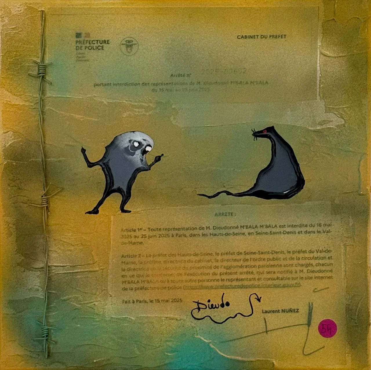 54 - Cerveau rongé (30x30)