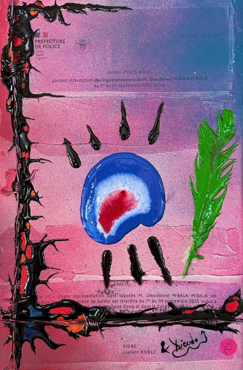 32 - Plume verte (22x33)