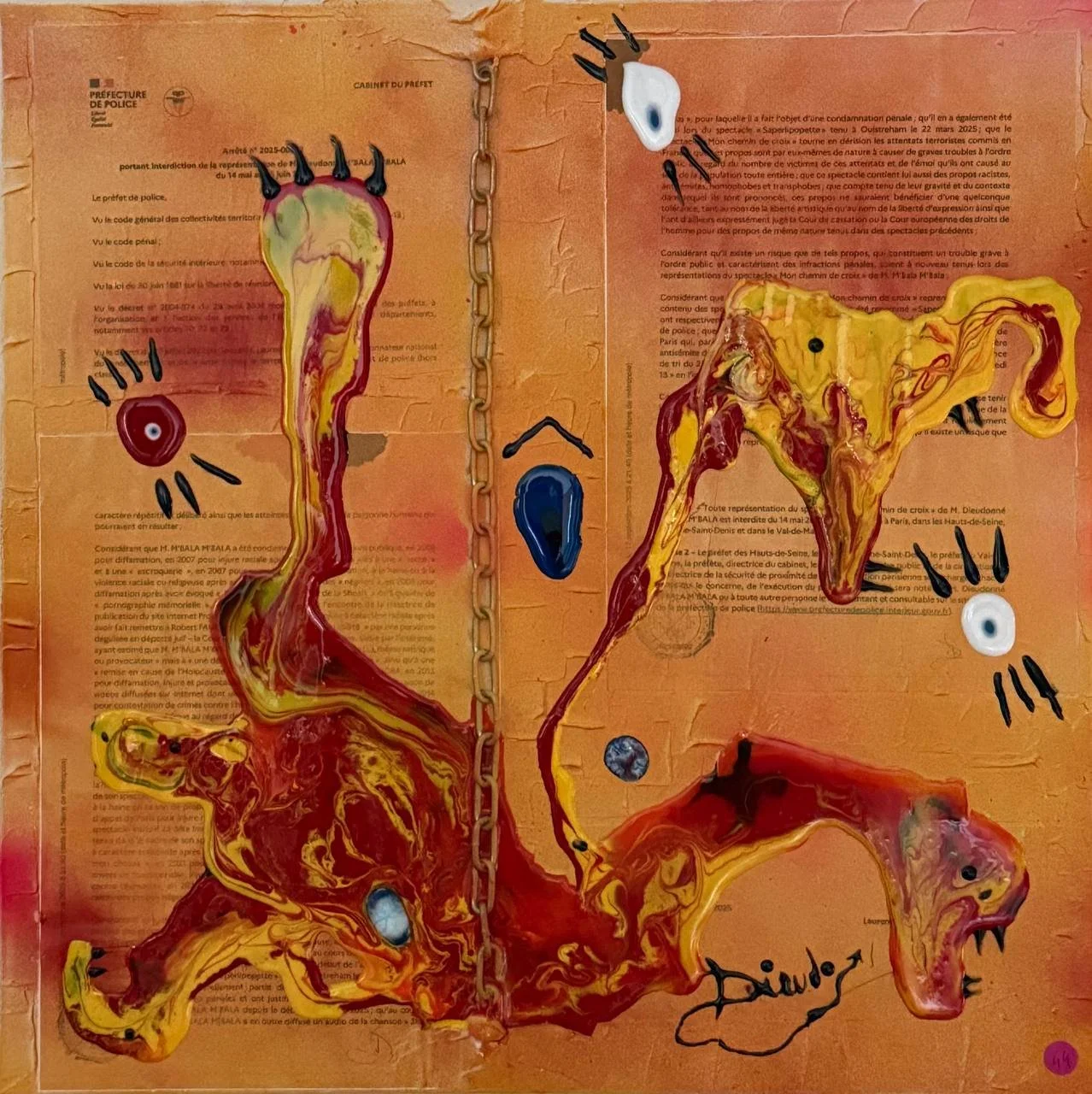 44 - Monstrus (50x50) 
Collection privée