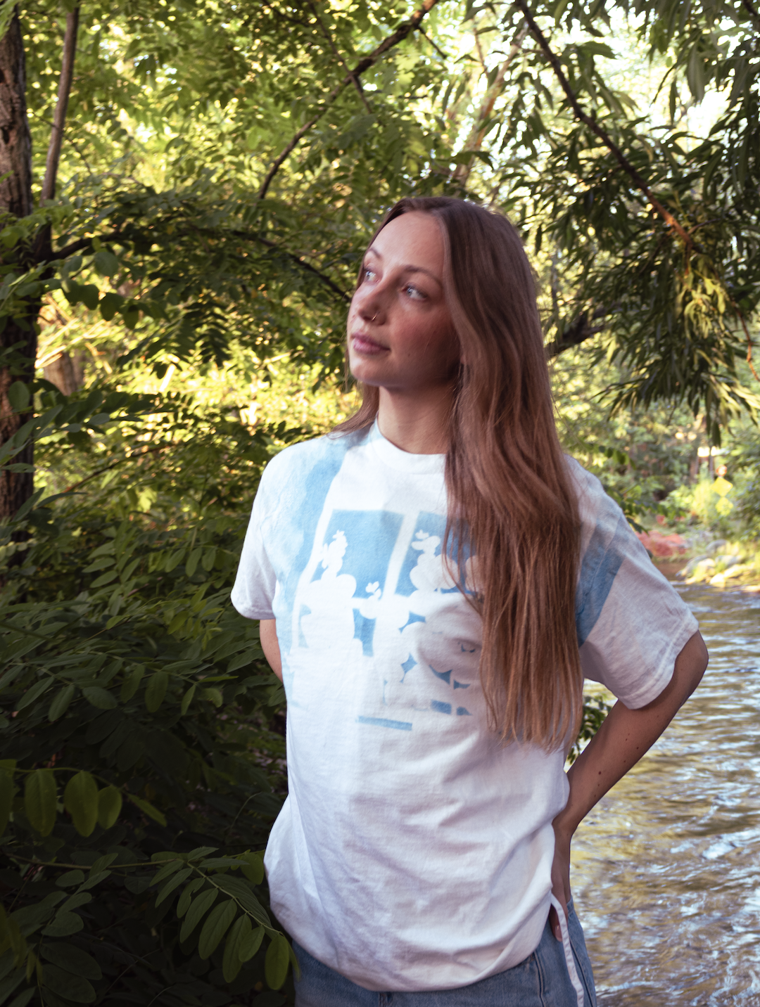 Cyanotype Print Shirt