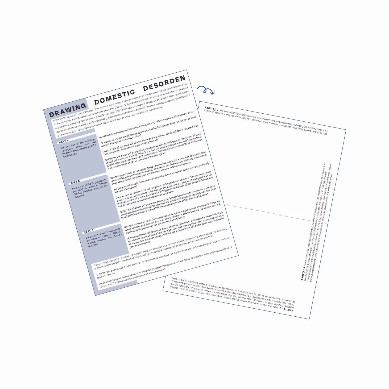 drawing domestic desorden - a workshop