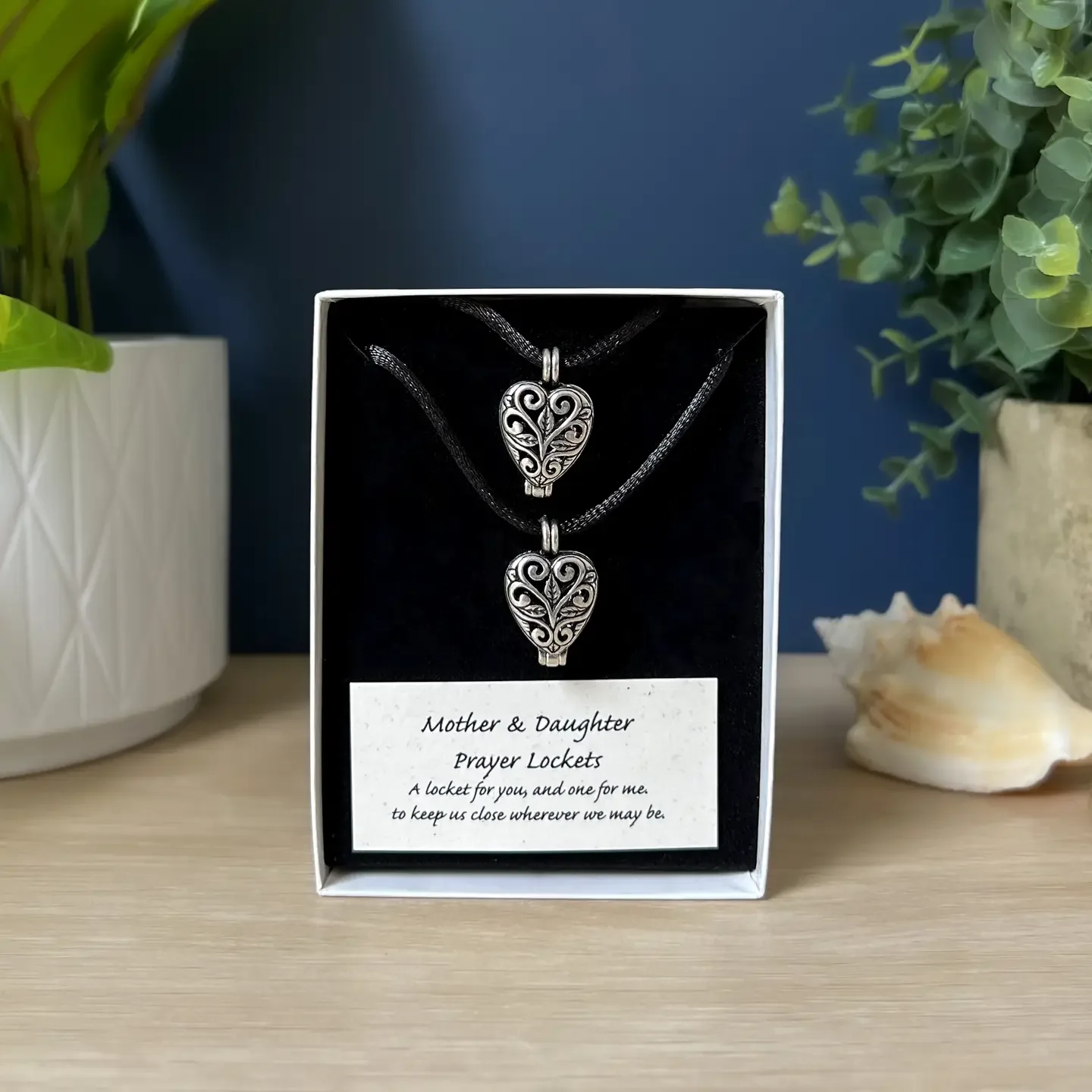 "Matching Mother & Daughter" Heart Locket Sets