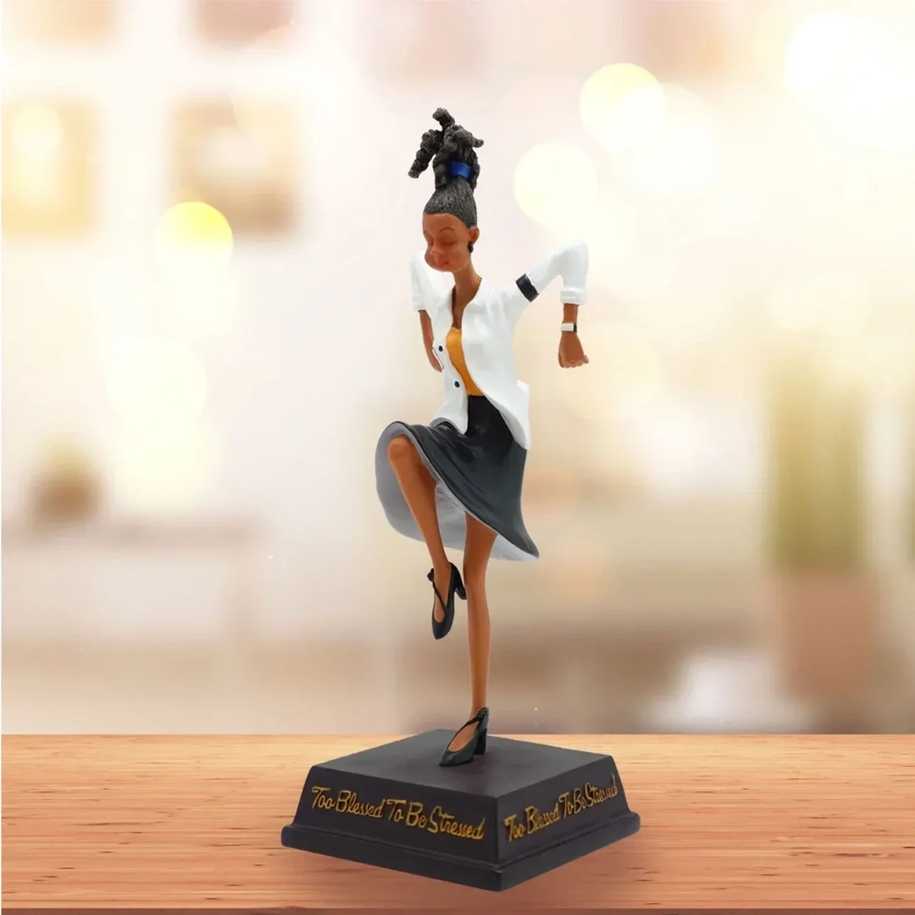 Too Blessed to be Stressed Figurine