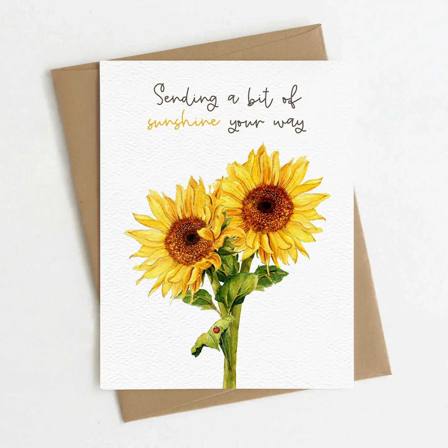 Sending Sunshine, Thinking of You, Sunflowers, Sympathy