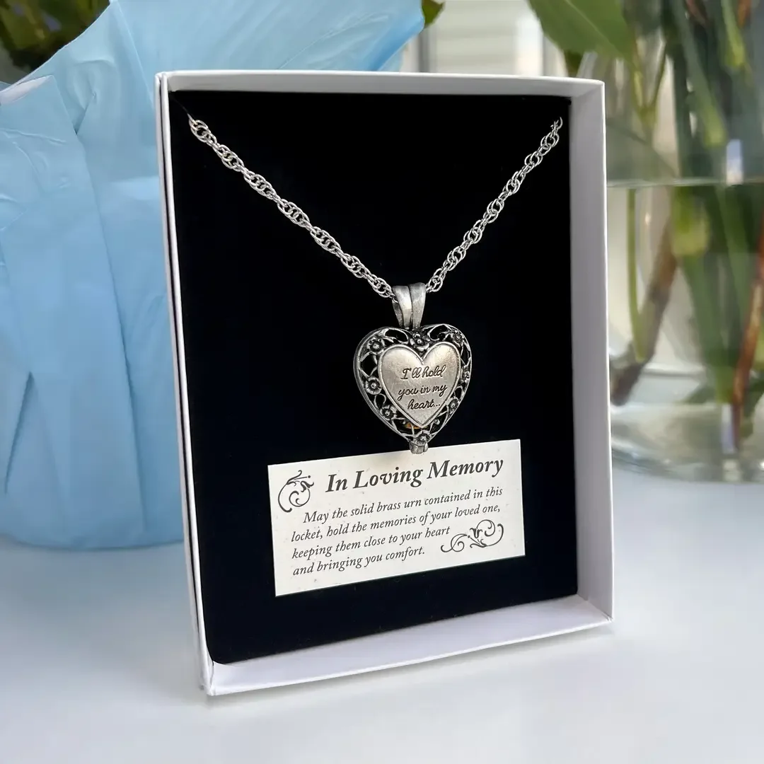 Hold You in Heaven Heart Locket
